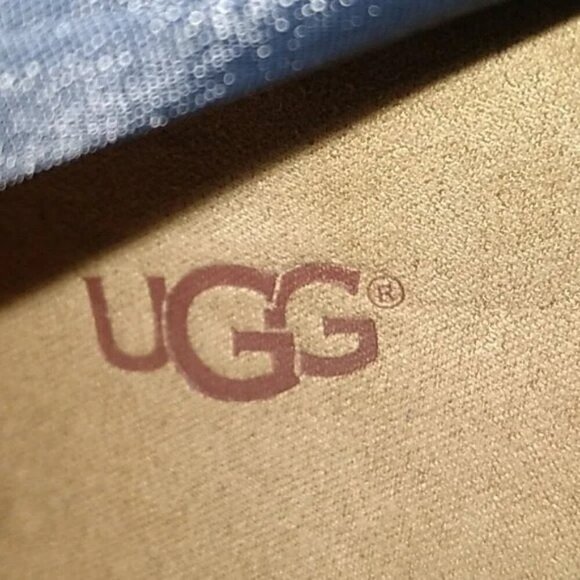 UGG Blue Espadrille Wedge Sandals - Picture 4 of 5